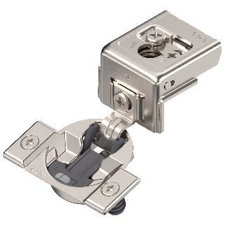 One piece 110° Hinges - for full O/L applications - 1/2" Cup Depth - 7/32" Minimum Reveal, image 1