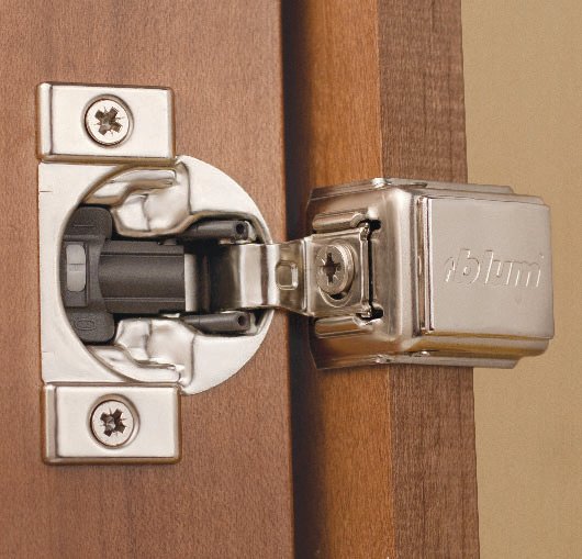 One Piece 107 Hinge -for full overlay applications, image 1