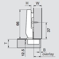 CLIP top 95° Mini Hinges, image 3