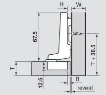 CLIP top 95° Mini Hinges, image 7