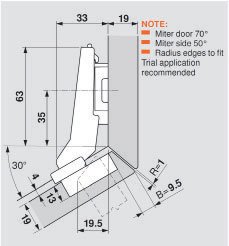 CLIP top BLUMOTION Positive Angled Hinges, image 9