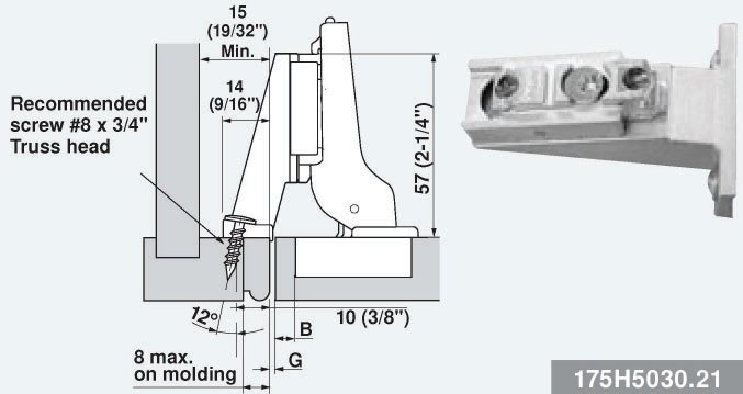 Adapter Mounting Plates - for most frameless applications, image 2