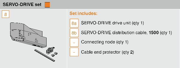 SERVO-DRIVE for AVENTOS HK top, image 1
