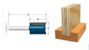 Carbide-Tipped Plywood Mortising Bits