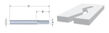 Solid Carbide Fiberglass Bit/Burr Bit