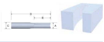 Solid Carbide Double-Flute Straight Bit