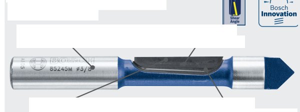 Extra-Clean Router Bit