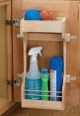 Wood Sink Base Door Storage