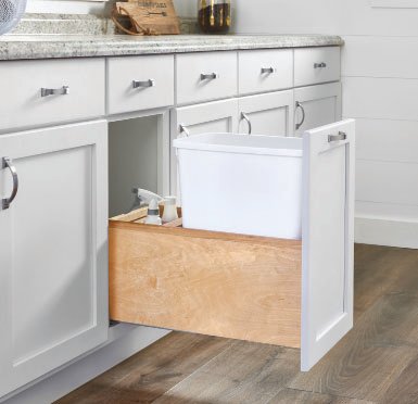 Bottom Mount Pull-out Waste Containers