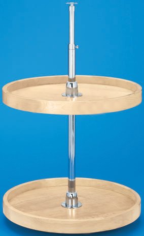 Wood Classics Full Circle Lazy Susan Shelf Sets (Independently Rotating)