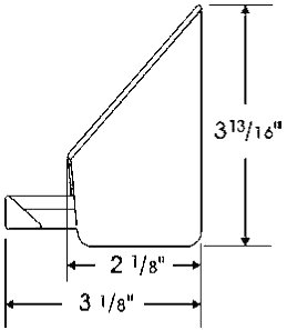 Polymer False Front (Tip-Out) Trays with Tab Stops