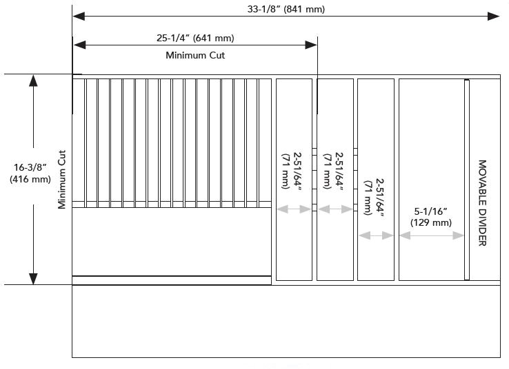 Wide Wood Drawer Inserts, image 2