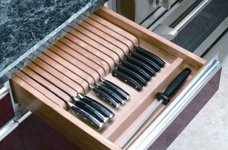 Combination Knife Holder / Cutting Board Drawer, image 1