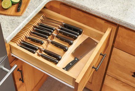Wood Knife Block Inserts