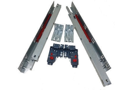 Undermount Drawer Slides with Soft-Close